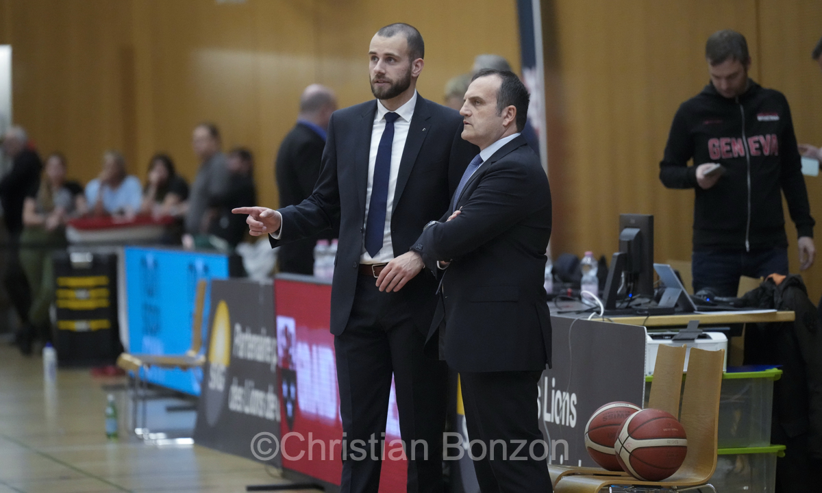 Lions de Geneve face au BBC Monthey