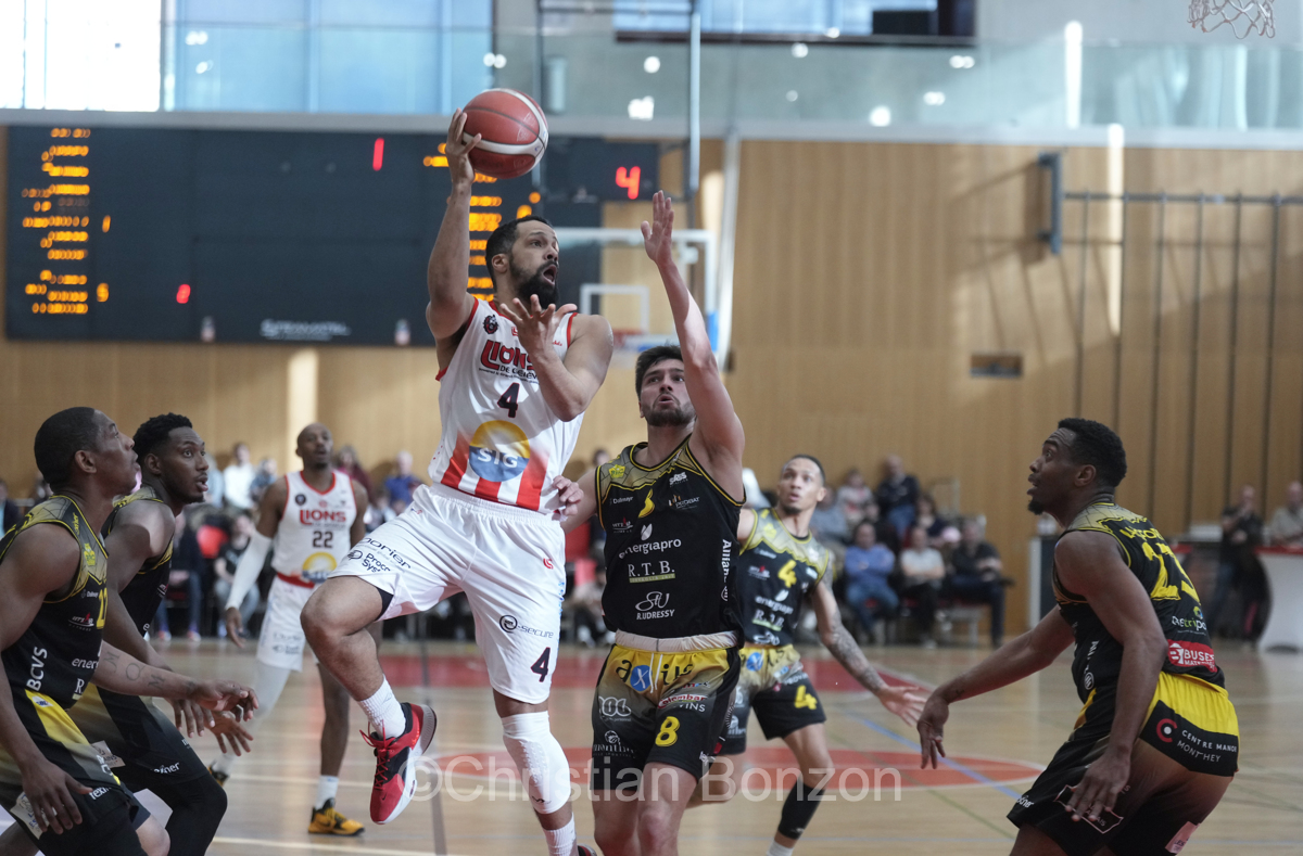 Lions de Geneve face au BBC Monthey