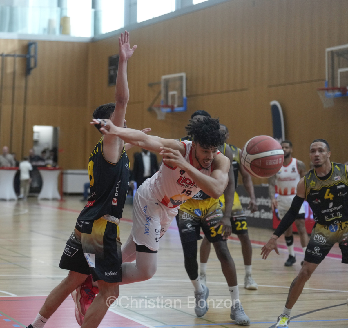 Lions de Geneve face au BBC Monthey