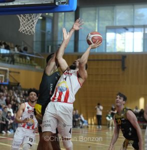 Lions de Geneve face au BBC Monthey