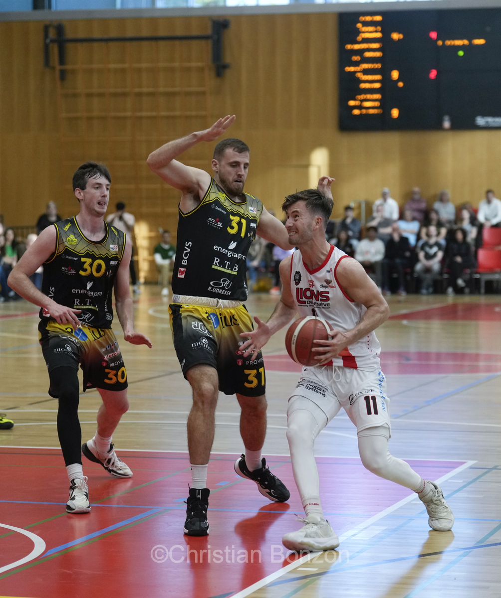 Lions de Geneve face au BBC Monthey