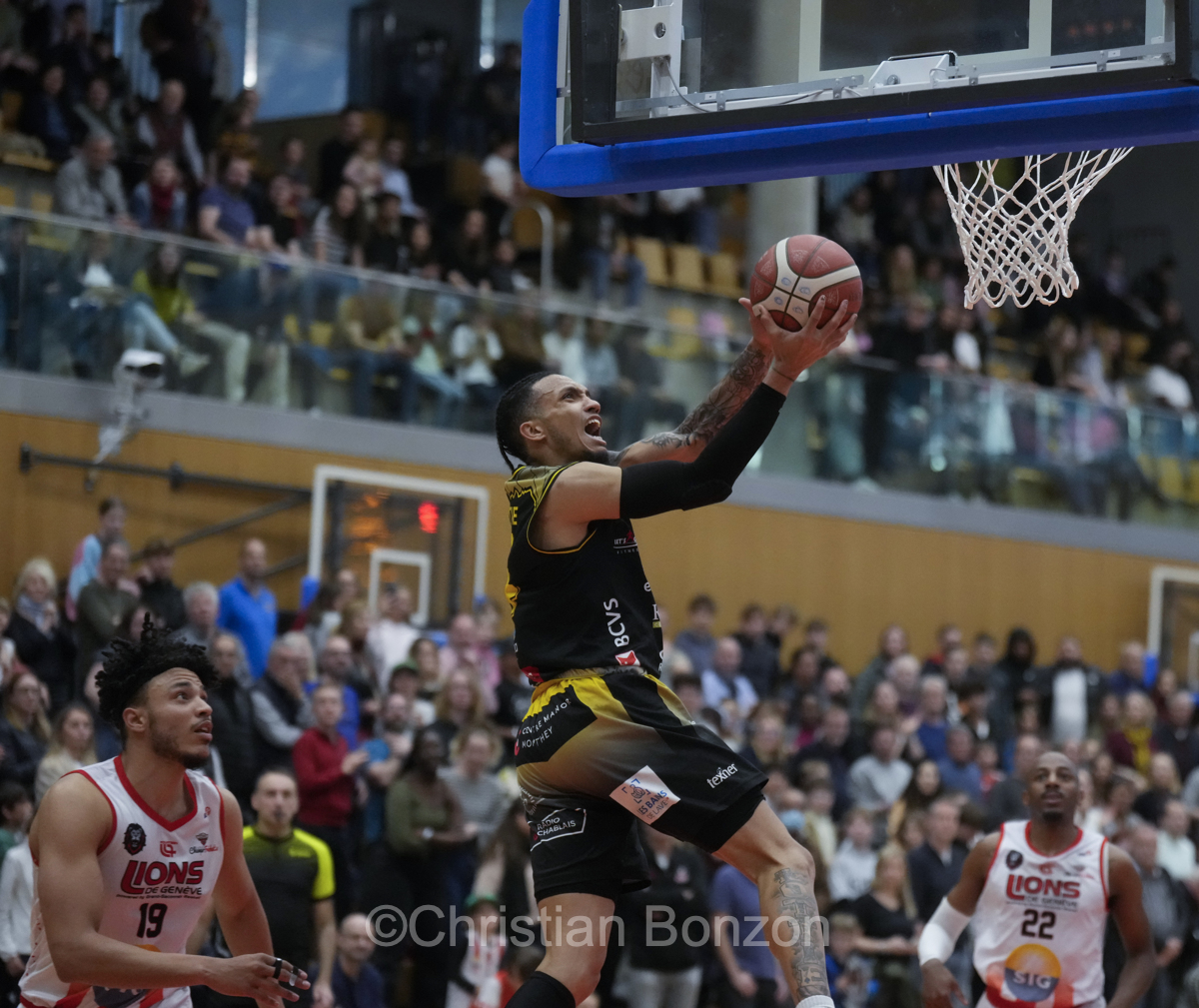 Lions de Geneve face au BBC Monthey