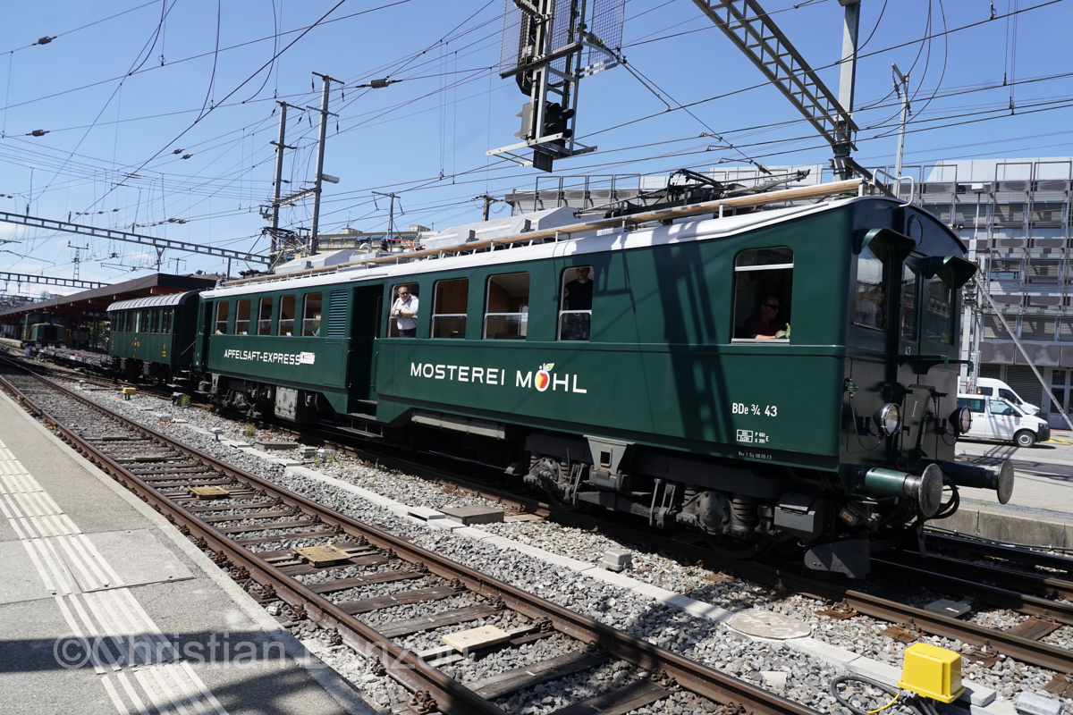 Rapatriement de la remorque 369 le 29 juillet de Winterthur ©Christian Bonzon