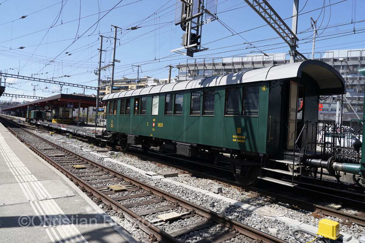 Rapatriement de la remorque 369 le 29 juillet de Winterthur ©Christian Bonzon