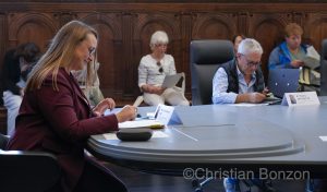 Seance fictive du Conseil dÕEtat par Madame Carole Anne-kast Conseillre dÕEtat