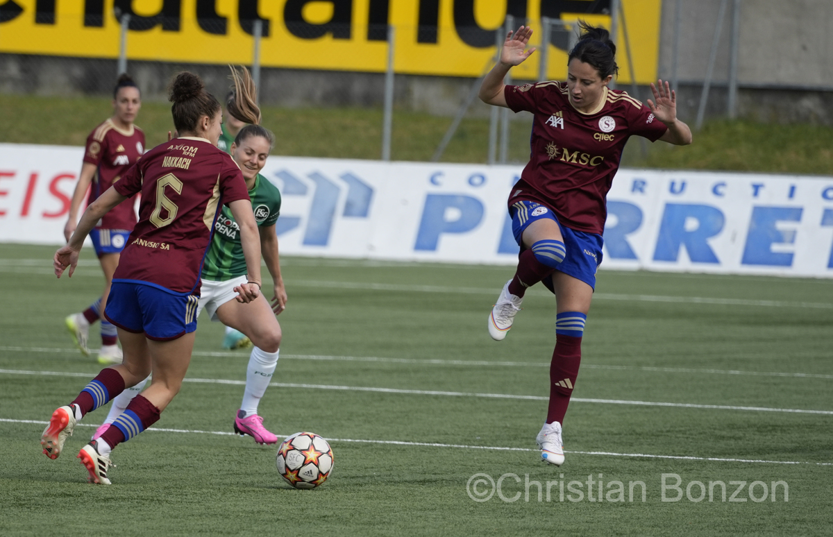 Servette Football Club Chenois Fminin FC Saint-Gall (2-1) Stade de la Fontenette(GE)