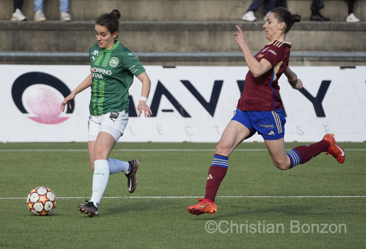 Servette Football Club Chenois Fminin FC Saint-Gall (2-1) Stade de la Fontenette(GE)