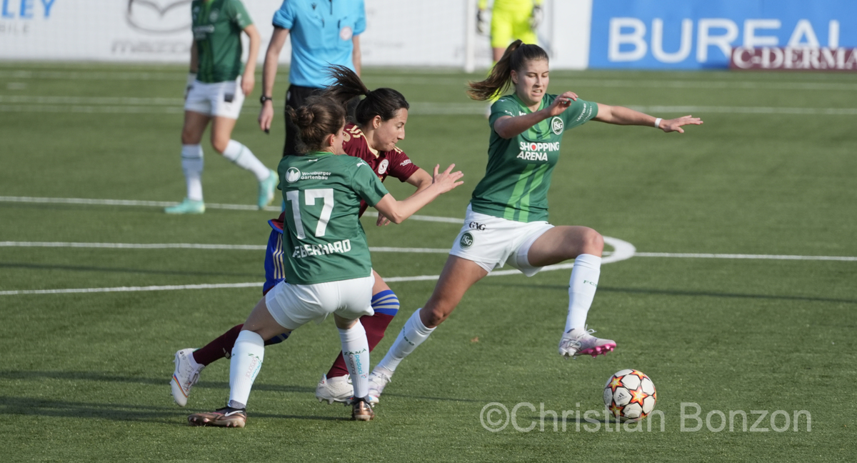 Servette Football Club Chenois Féminin FC Saint-Gall (2-1) Stade de la Fontenette(GE)