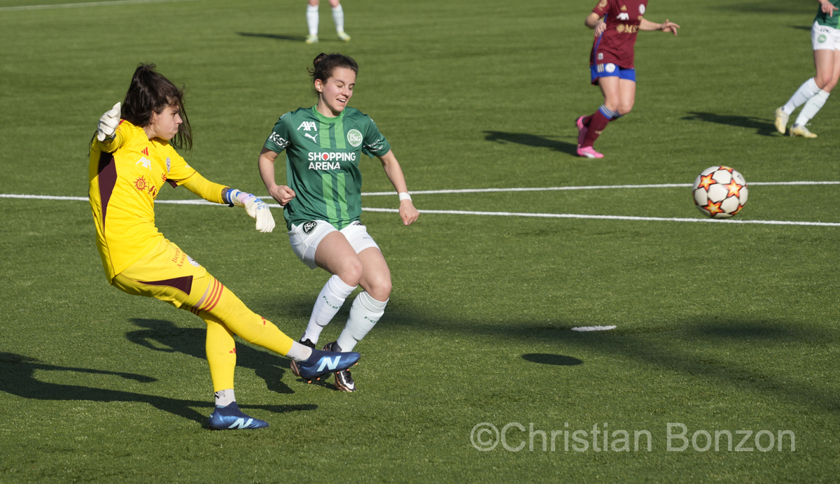 Servette Football Club Chenois Féminin FC Saint-Gall (2-1) Stade de la Fontenette(GE)