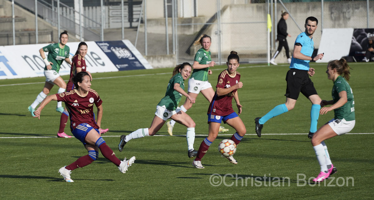 Servette Football Club Chenois Féminin FC Saint-Gall (2-1) Stade de la Fontenette(GE)