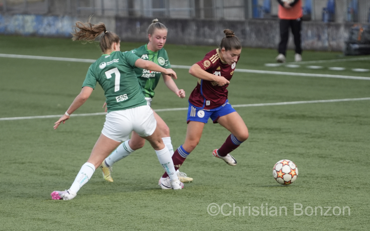Servette Football Club Chenois Fminin FC Saint-Gall (2-1) Stade de la Fontenette(GE)