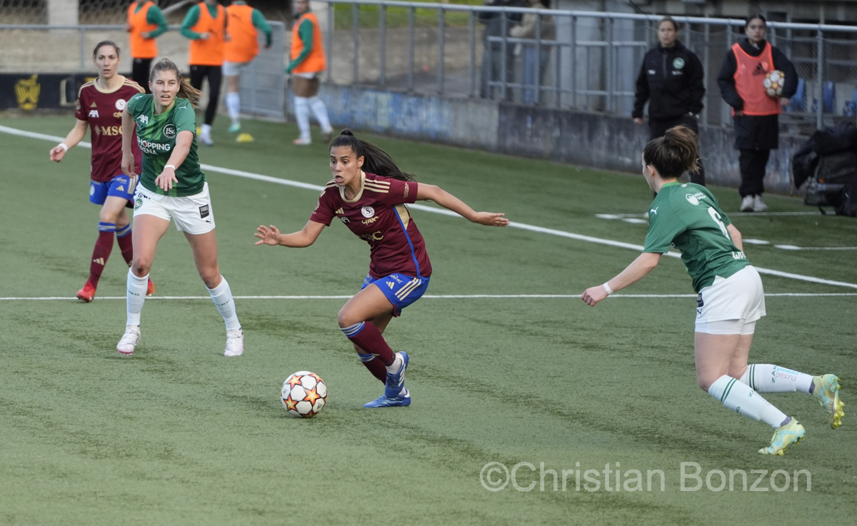 Servette Football Club Chenois Fminin FC Saint-Gall (2-1) Stade de la Fontenette(GE)