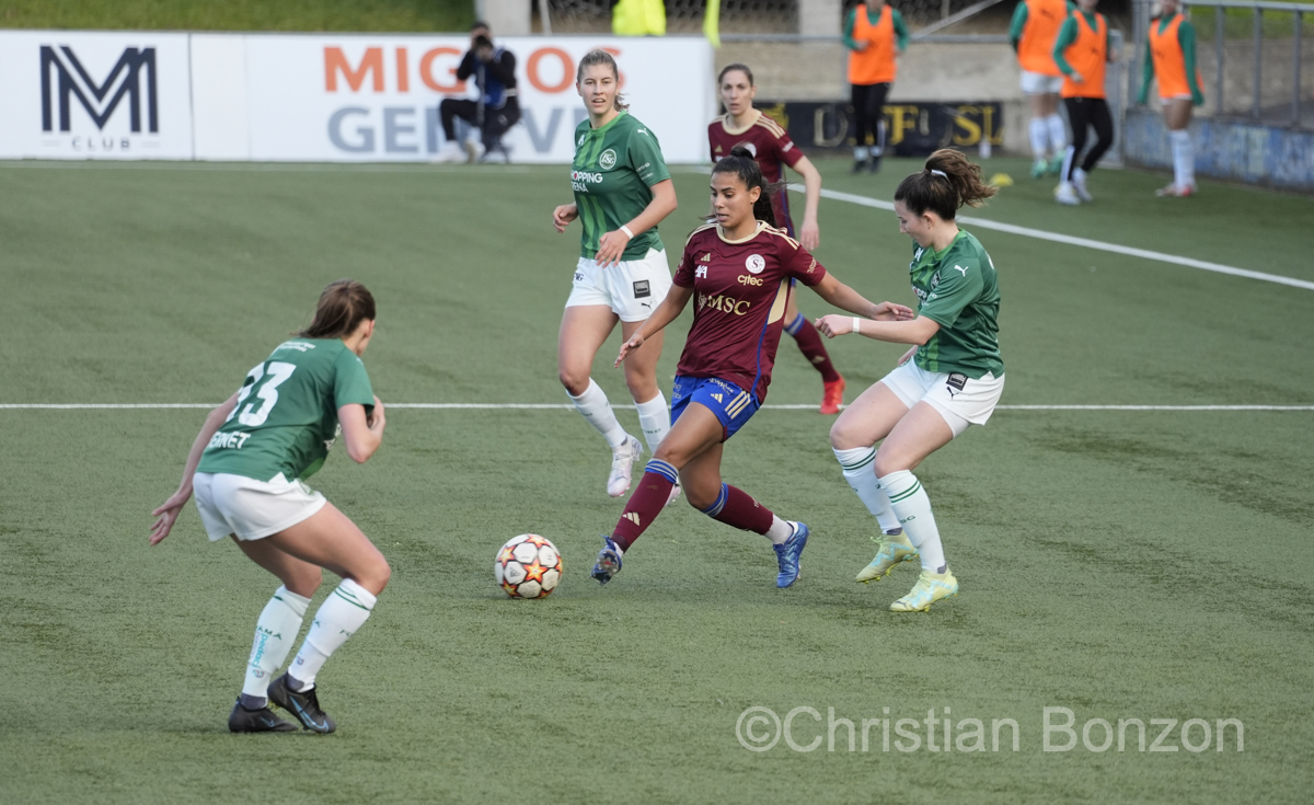 Servette Football Club Chenois Fminin FC Saint-Gall (2-1) Stade de la Fontenette(GE)