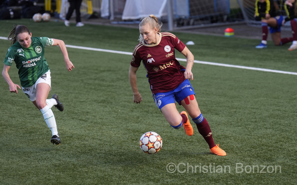 Servette Football Club Chenois Fminin FC Saint-Gall (2-1) Stade de la Fontenette(GE)