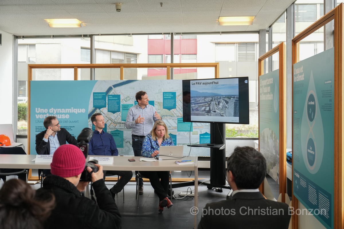 Remise a ciel ouvert de la Drize dans les secteurs Etoile et Acacias