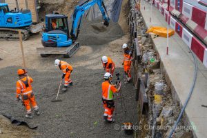 Remise a ciel ouvert de la Drize dans les secteurs Etoile et Acacias
