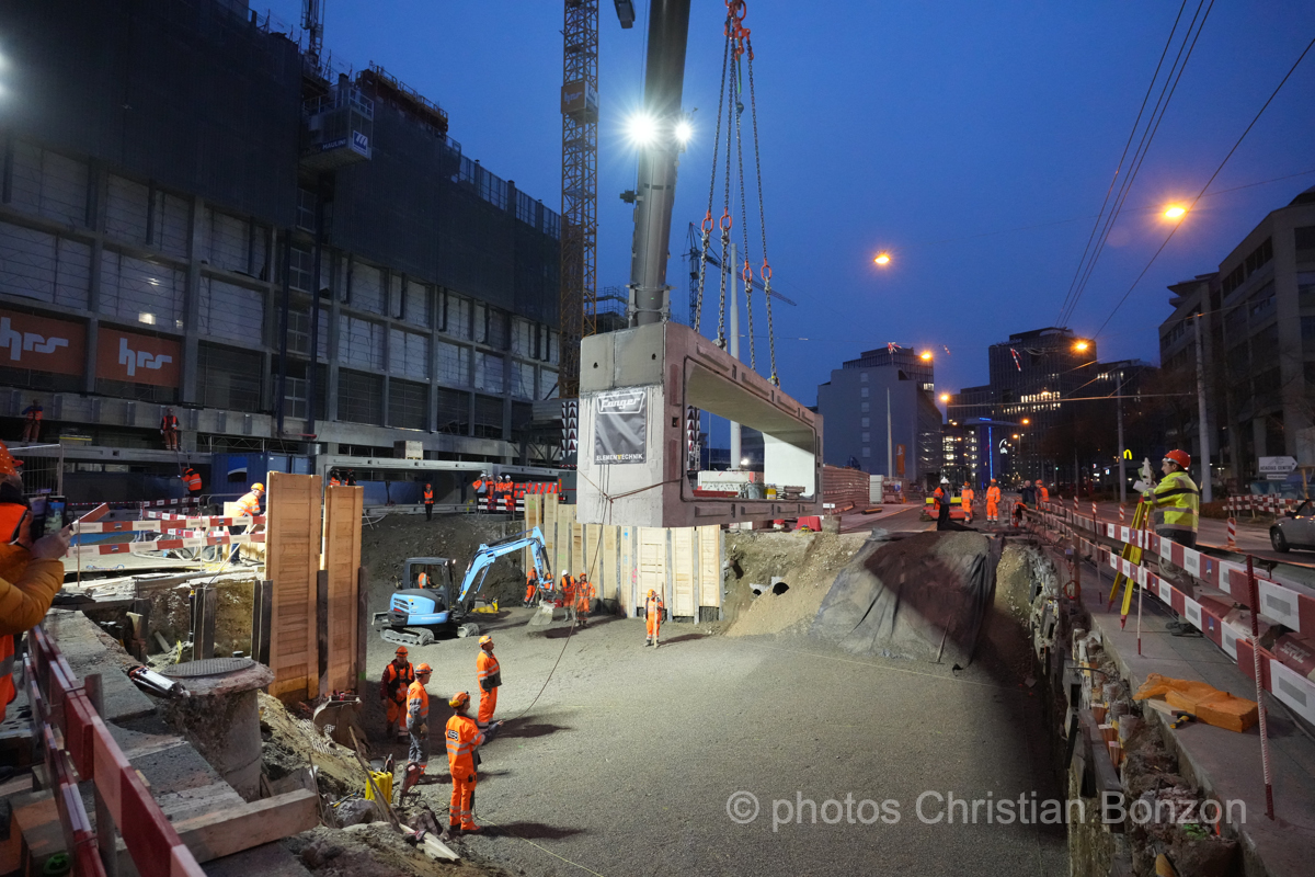 Remise a ciel ouvert de la Drize dans les secteurs Etoile et Acacias
