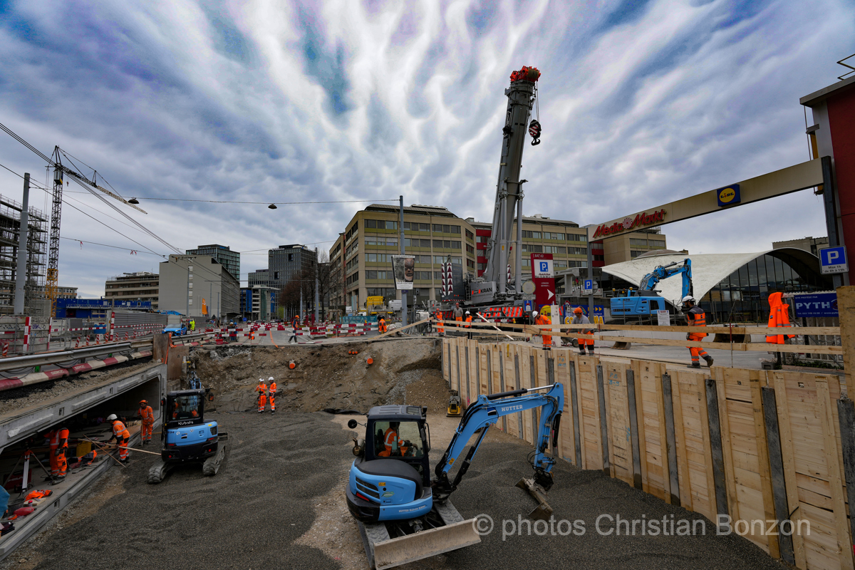 Remise a ciel ouvert de la Drize dans les secteurs Etoile et Acacias