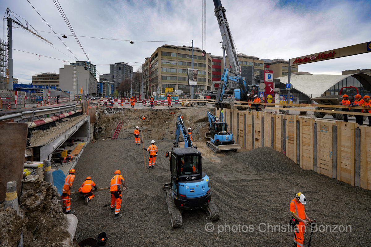 Remise a ciel ouvert de la Drize dans les secteurs Etoile et Acacias