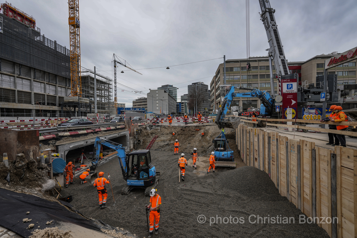 Remise a ciel ouvert de la Drize dans les secteurs Etoile et Acacias