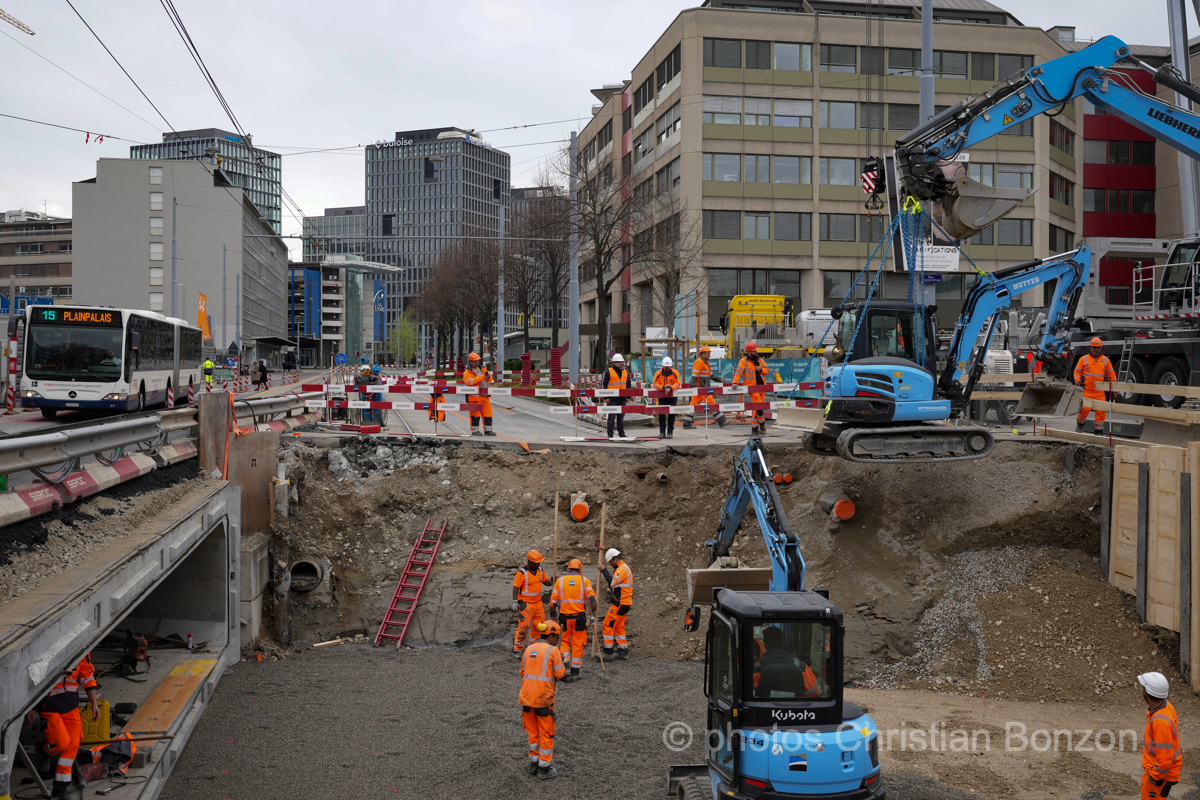Remise a ciel ouvert de la Drize dans les secteurs Etoile et Acacias