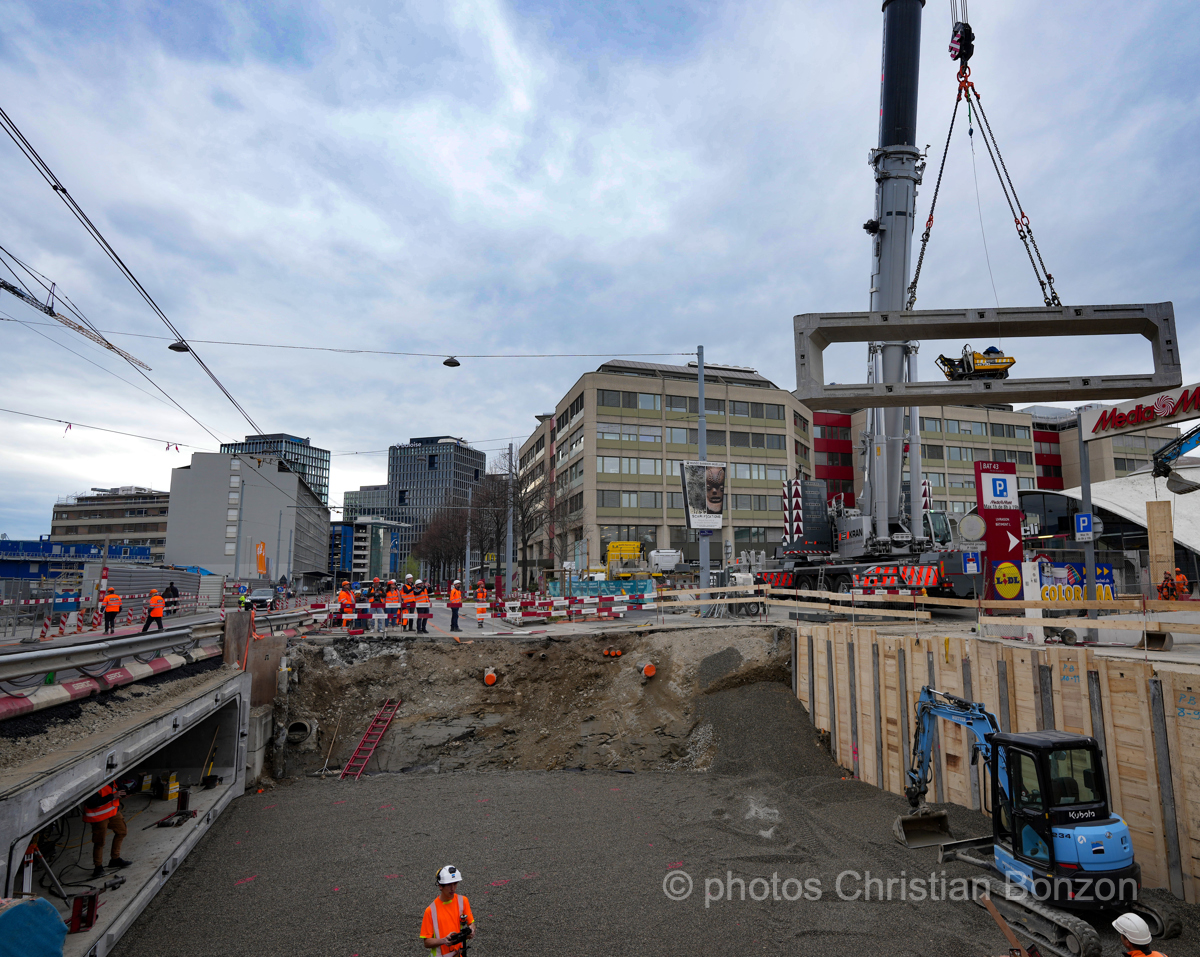 Remise a ciel ouvert de la Drize dans les secteurs Etoile et Acacias