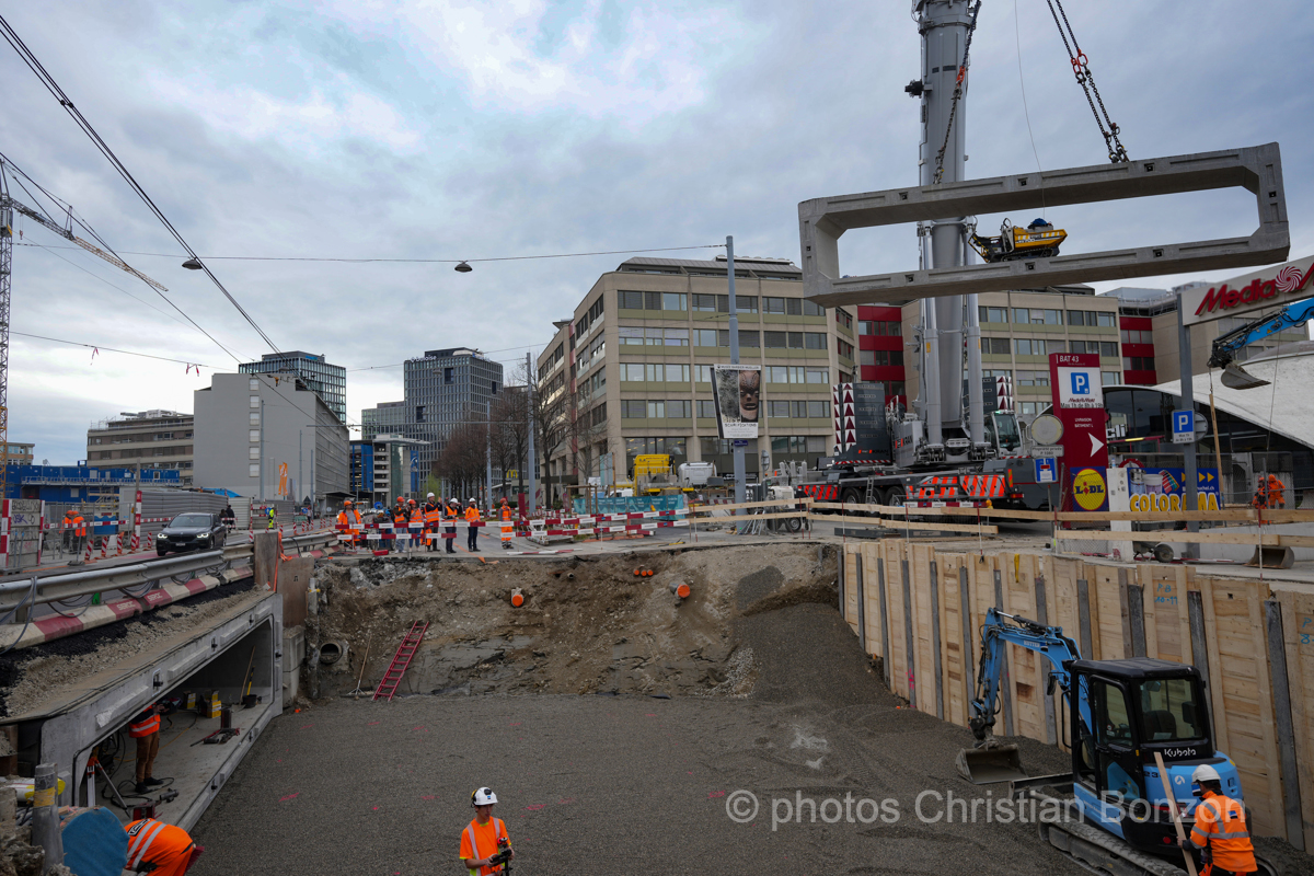 Remise a ciel ouvert de la Drize dans les secteurs Etoile et Acacias