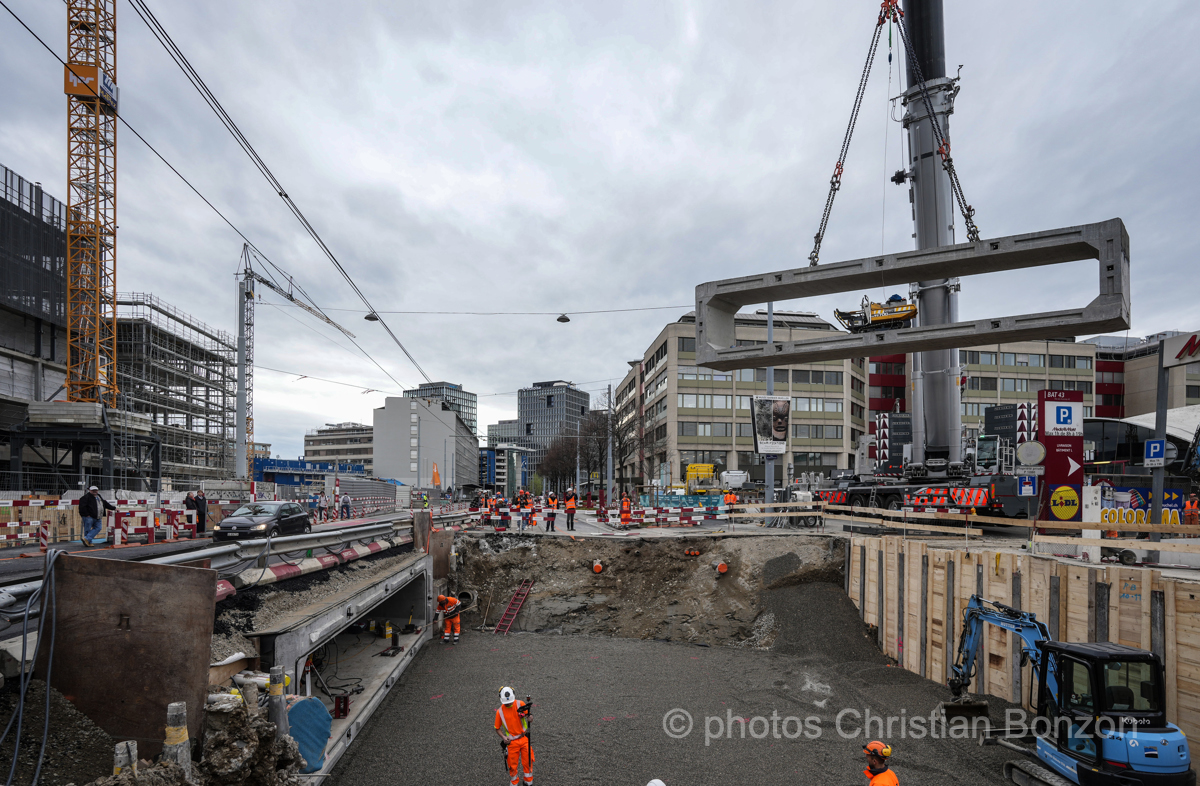 Remise a ciel ouvert de la Drize dans les secteurs Etoile et Acacias