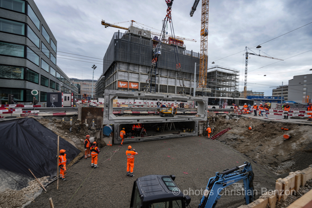Remise a ciel ouvert de la Drize dans les secteurs Etoile et Acacias