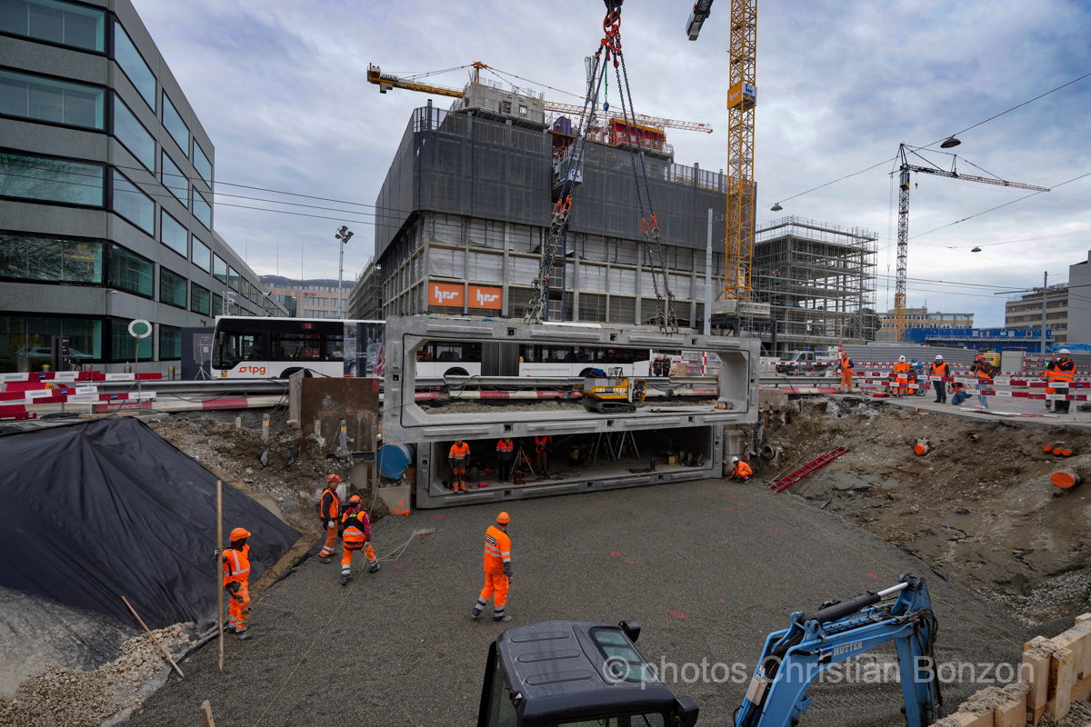 Remise a ciel ouvert de la Drize dans les secteurs Etoile et Acacias