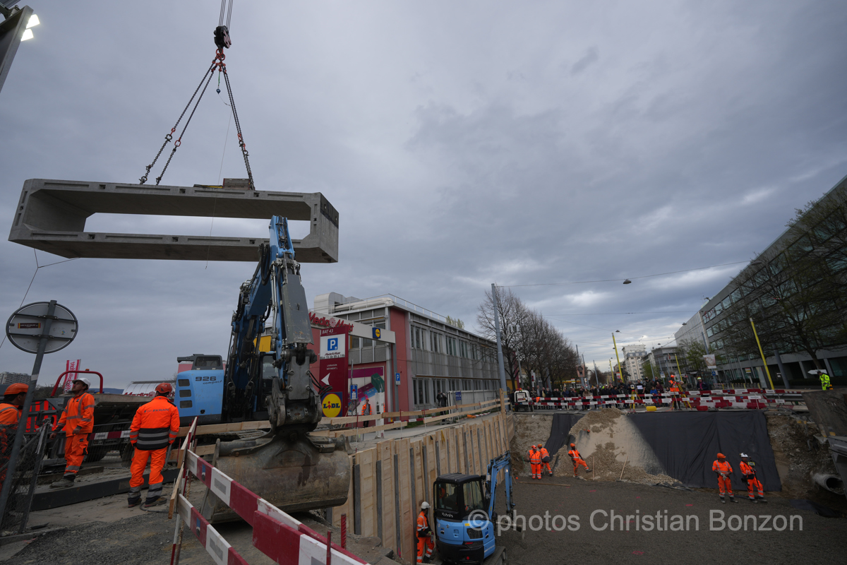 Remise a ciel ouvert de la Drize dans les secteurs Etoile et Acacias