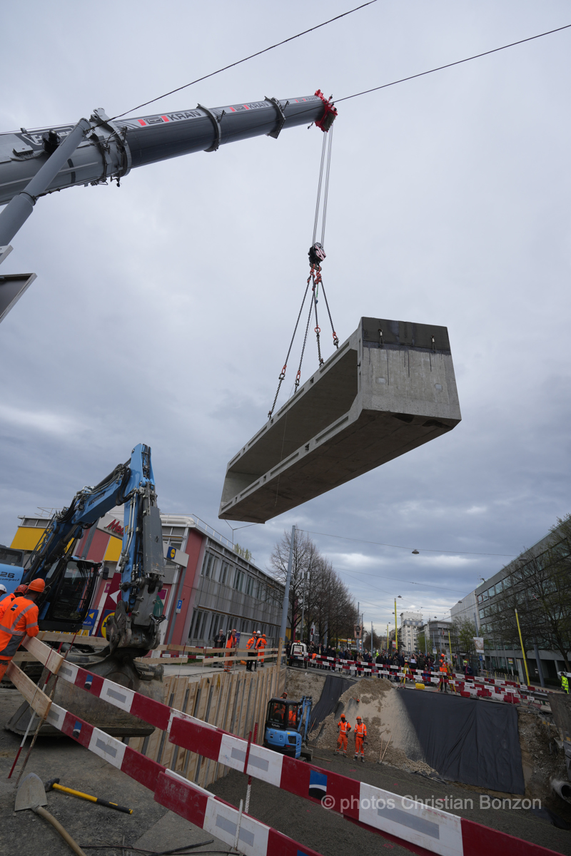Remise a ciel ouvert de la Drize dans les secteurs Etoile et Acacias