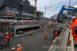 Remise a ciel ouvert de la Drize dans les secteurs Etoile et Acacias