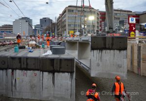 Remise a ciel ouvert de la Drize dans les secteurs Etoile et Acacias
