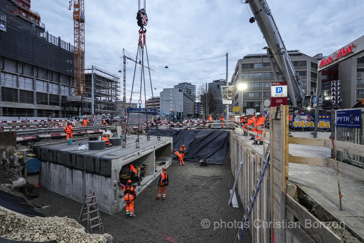 Remise a ciel ouvert de la Drize dans les secteurs Etoile et Acacias