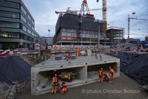 Remise a ciel ouvert de la Drize dans les secteurs Etoile et Acacias