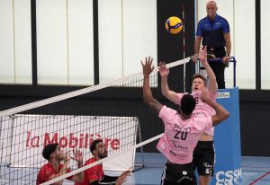 Le Genve Chnois Volleyball recevait Luc Volleyball (Lausanne) au Centre sportif de Sous-Moulin.