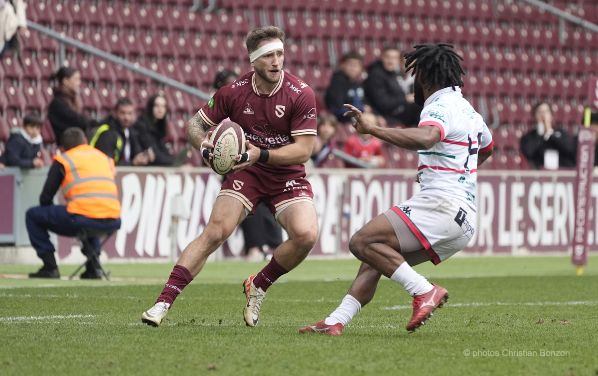 Le Servette Rugby Club recevait au Stade de la Praille (Genve) le Rugby club Nmois (23-16).