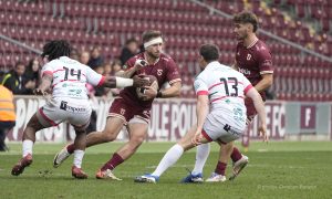 Le Servette Rugby Club recevait au Stade de la Praille (Genve) le Rugby club Nmois (23-16).
