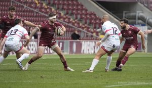 Le Servette Rugby Club recevait au Stade de la Praille (Genve) le Rugby club Nmois (23-16).