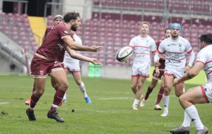 Le Servette Rugby Club recevait au Stade de la Praille (Genve) le Rugby club Nmois (23-16).