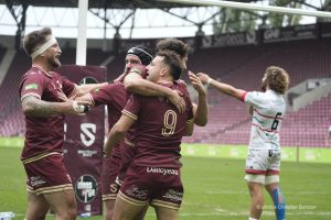 Le Servette Rugby Club recevait au Stade de la Praille (Genve) le Rugby club Nmois (23-16).