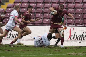 Le Servette Rugby Club recevait au Stade de la Praille (Genve) le Rugby club Nmois (23-16).