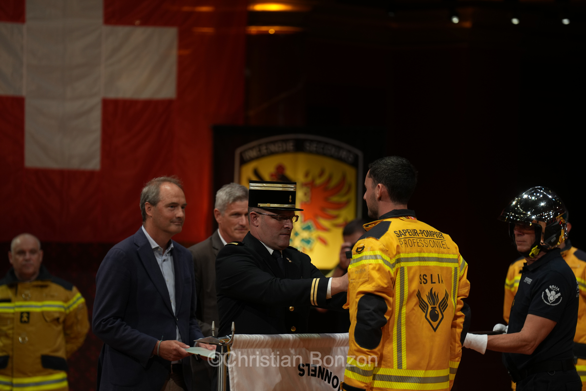 Rolex Switzerland Sail Grand Prix(SHli-Alps fte son 20eÊanniversaire  Sion(VScrmonie de remise des Brevets Fdraux de Sapeurs-Pompiers Professionnels