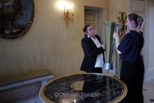 Crmonie en l'honneur des Lions de Genve,