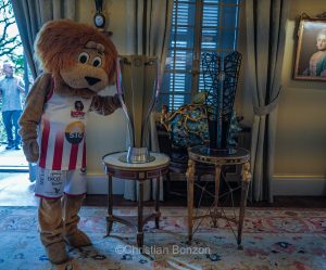 Crmonie en l'honneur des Lions de Genve,