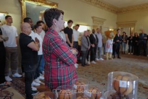 Crmonie en l'honneur des Lions de Genve,