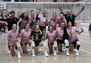 l'quipe fminine dÕInfomaniak Genve Volley