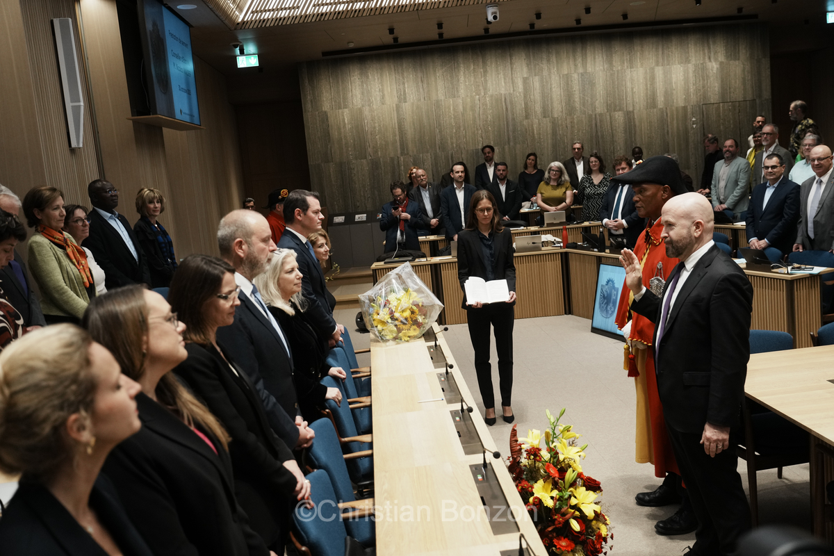e conseiller d'Etat genevois Nicolas Walder a prt serment