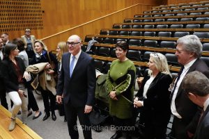 Fte MulticultureConfrence sur les relations bilatrales entre la Suisse et l'Union Europenne  Uni Dufour avec le Conseiller fdral Martin Pfister lle